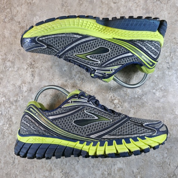 Brooks Ghost 6 Running Sneakers Shoes Green Lace Up Mens 7 / Womens 8.5 - Picture 3 of 9